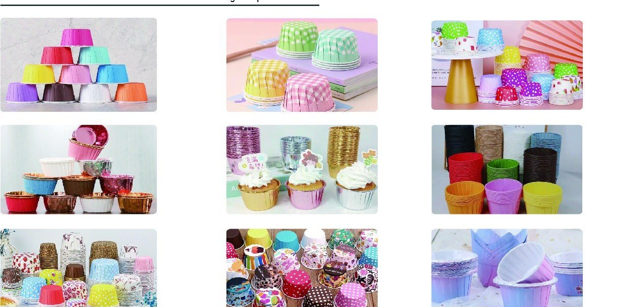 Roll Mouth Cake Cups for Baking and Dessert Packaging product gallery