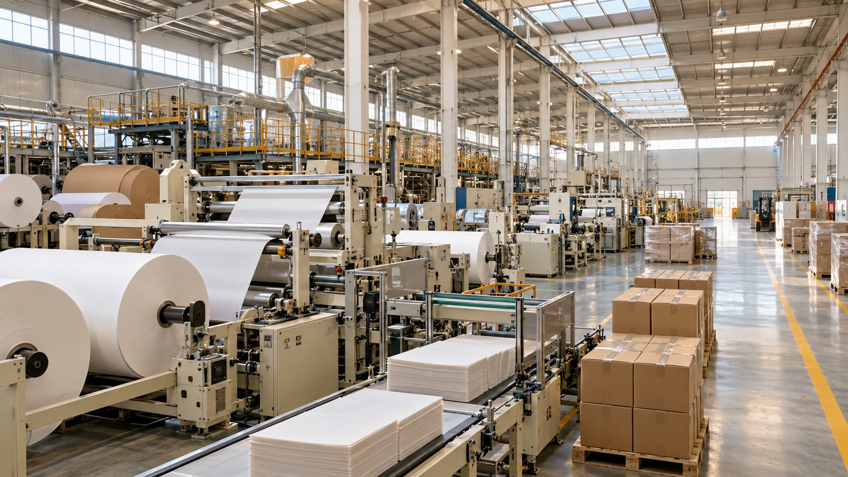 LANGMAI manufacturing site overview — 30,000+ m² food paper factory
